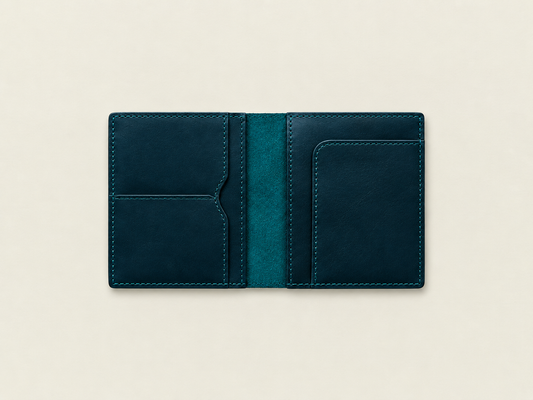 Montaeus Ocean Teal RFID Leather Wallet