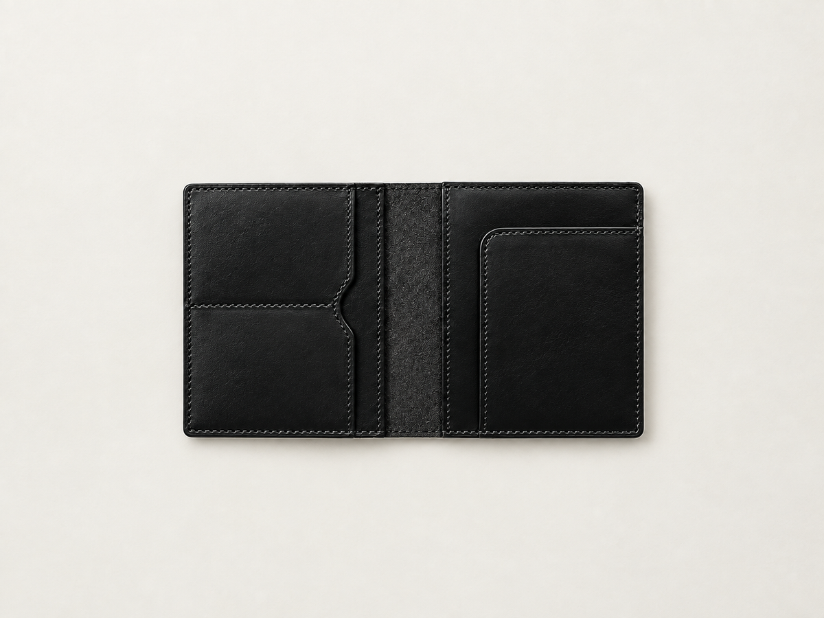 Montaeus Classic Black RFID Leather Wallet